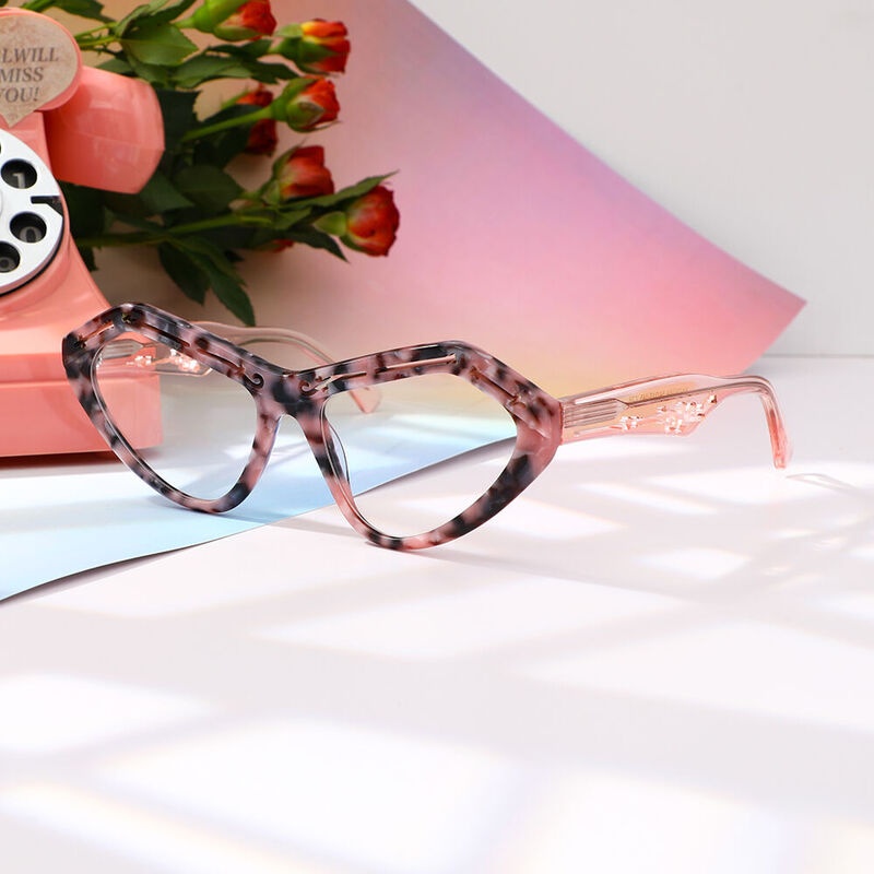 Congrev Cat Eye Floral Glasses