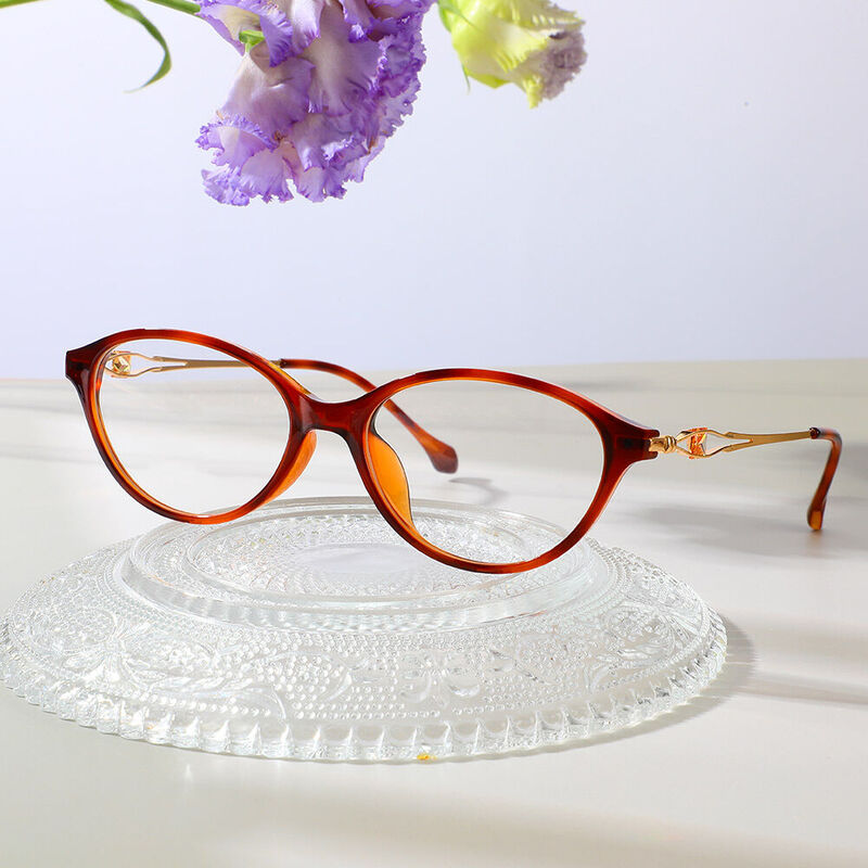 Bella Ovale Schildkröte Brille