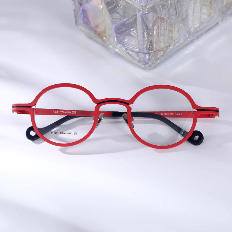 Lunettes de Vue Cosmo Ronde Orange