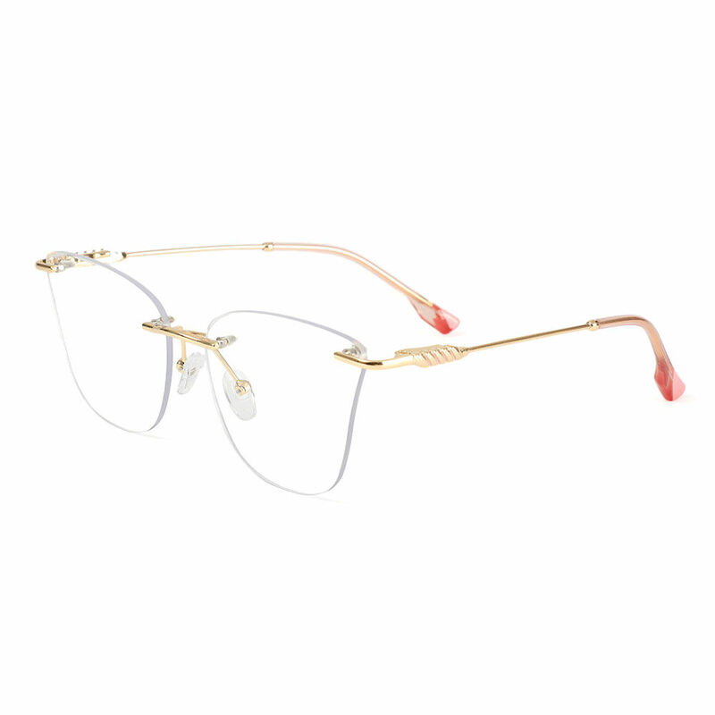 Occam Cat Eye Pink Glasses