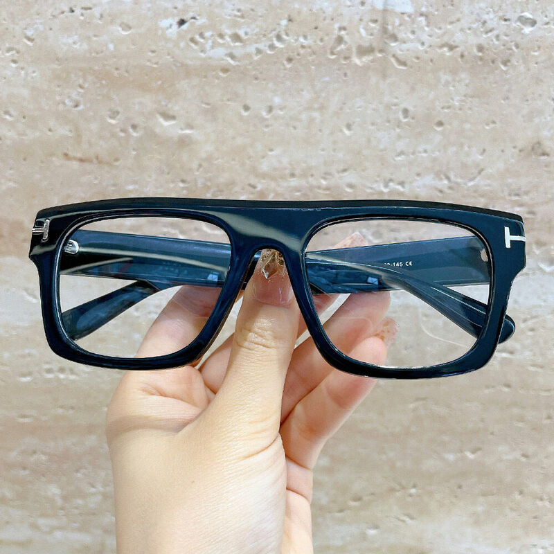 Baire  Square Black Glasses