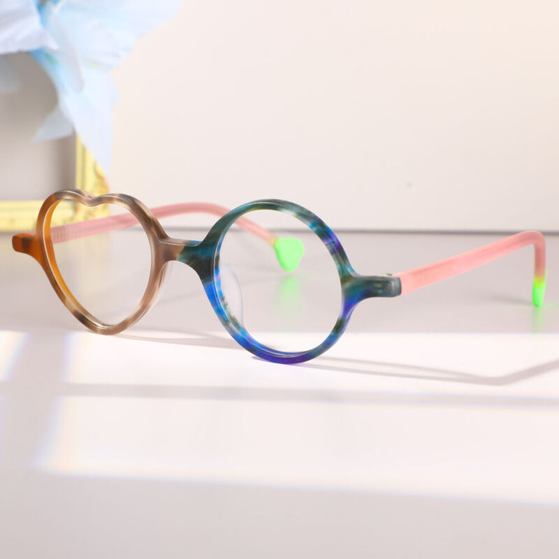 Jeremy Round Brown Glasses