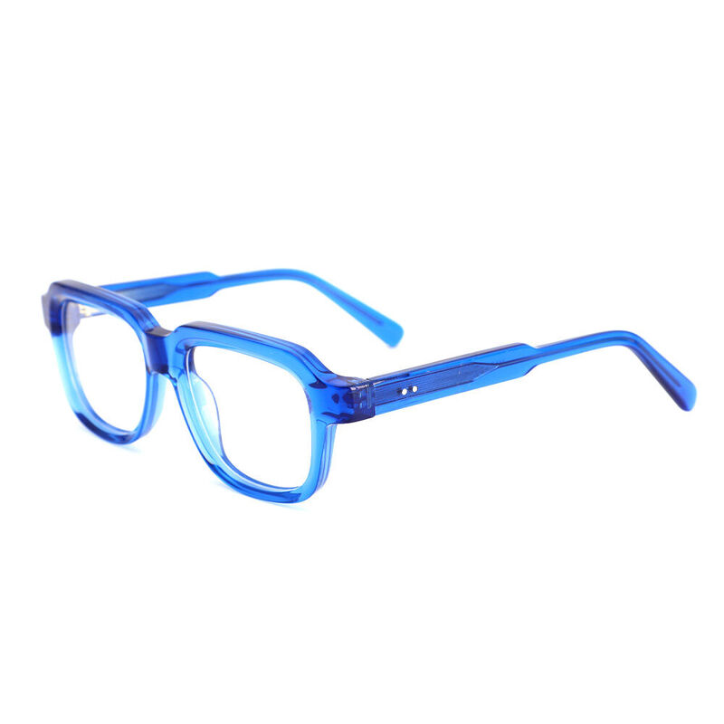 Herbe Square Blue Glasses