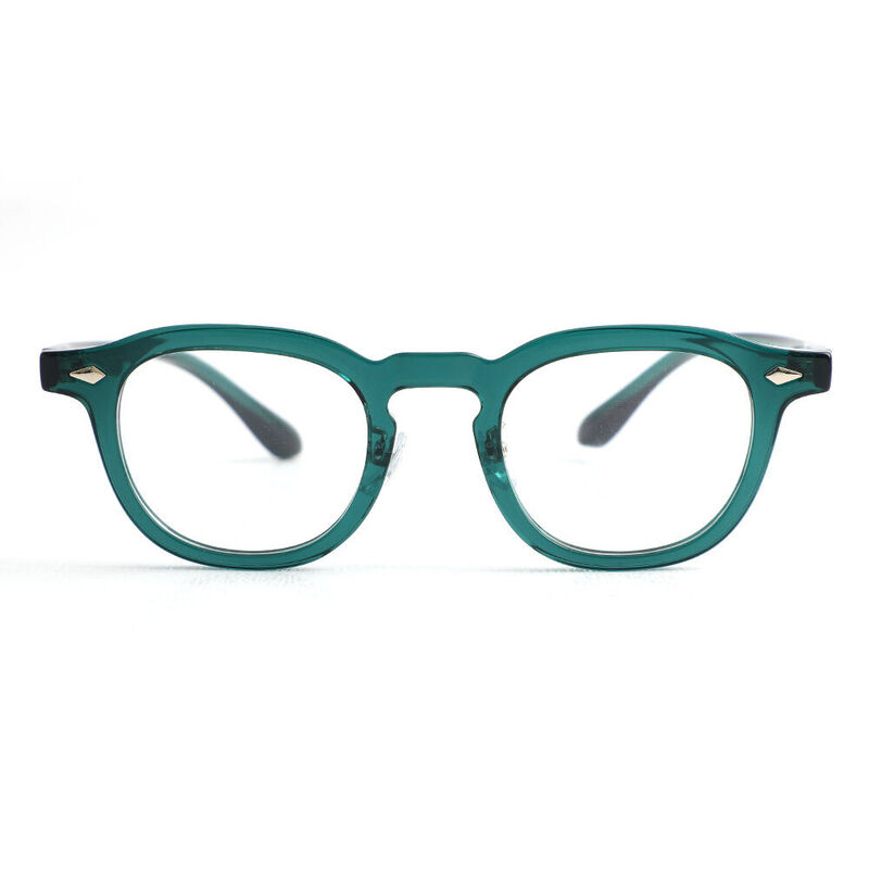 Jesse Quadratische Grüne Brille