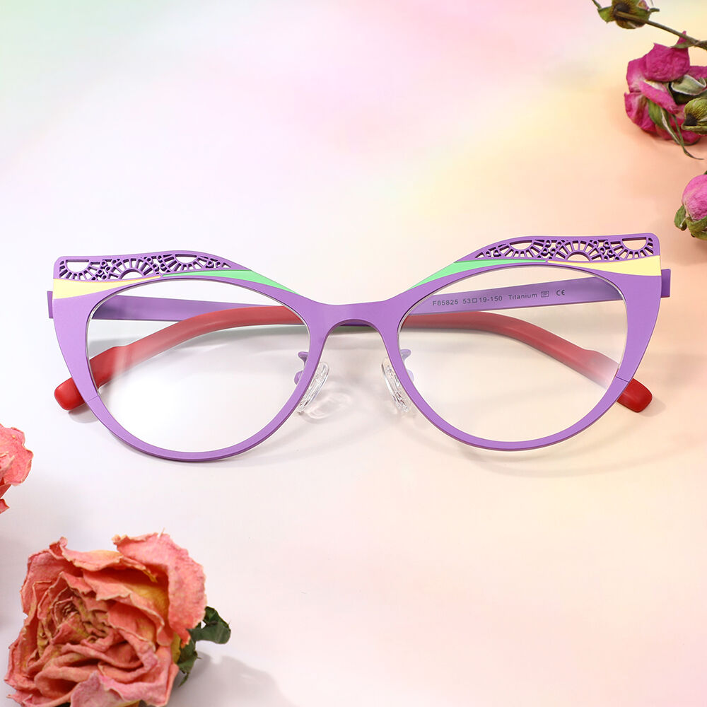 Maltz Cat Eye Purple Glasses
