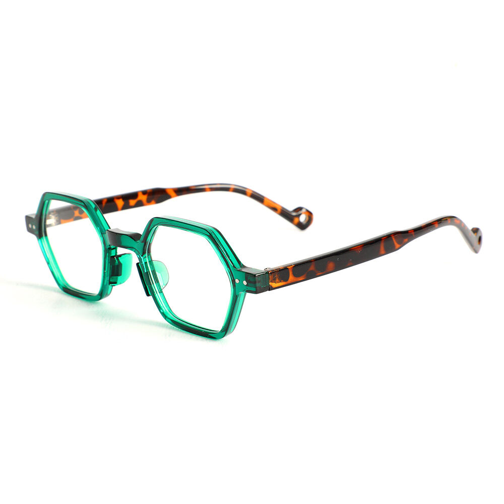 Lunettes de Vue Burgess Géométrique Vert