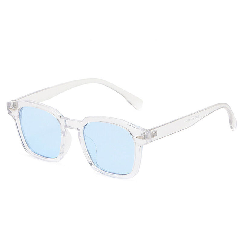 Amice Square Clear Blue Sunglasses