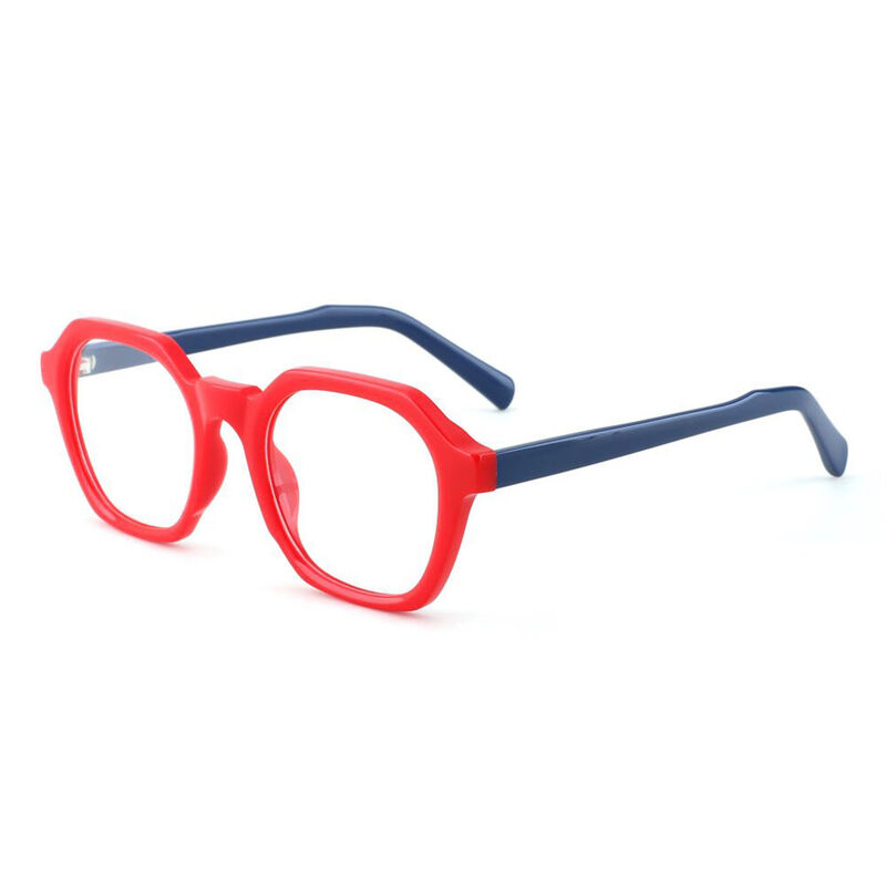 Holt Geometric Red Glasses