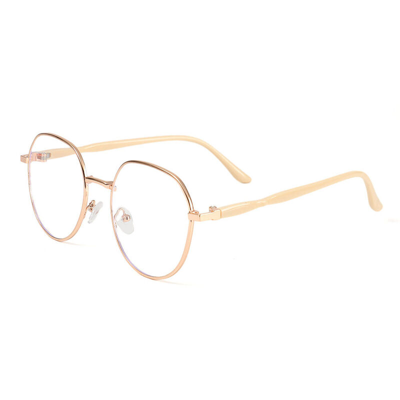 Gosse Round Rose Gold Glasses