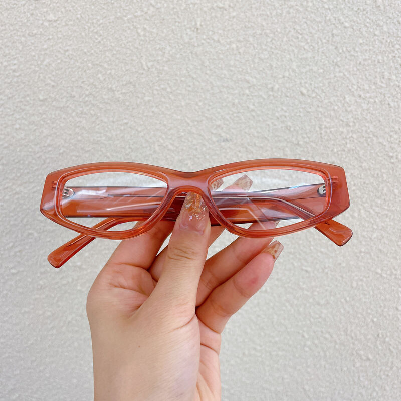 Gregee Oval Red Glasses