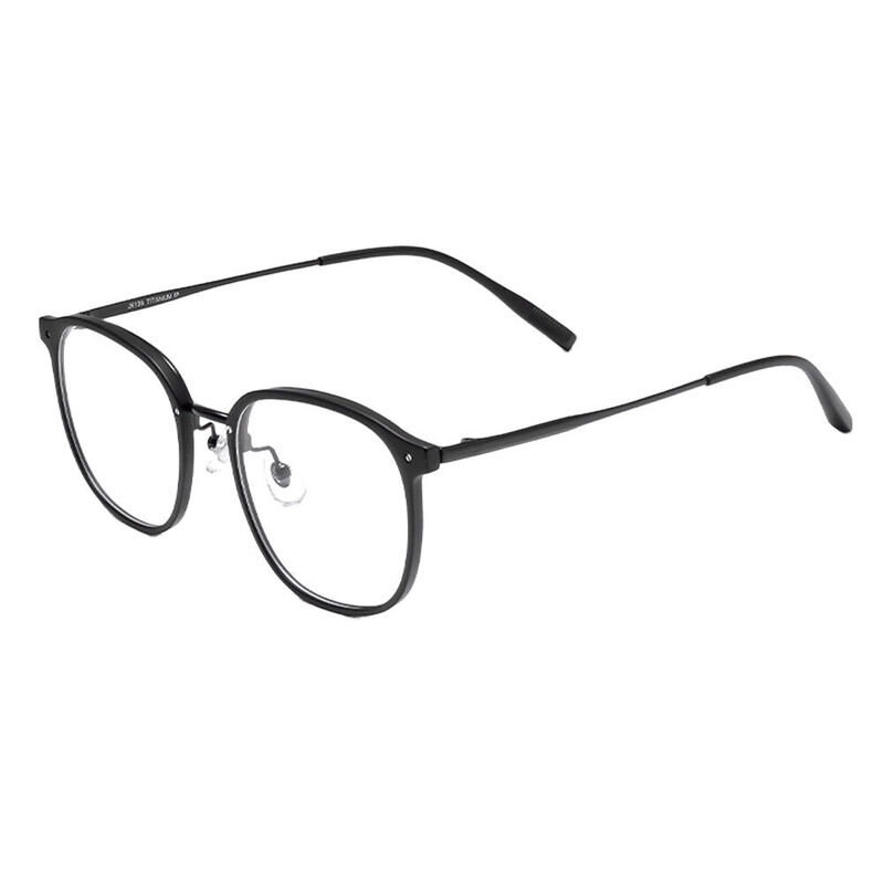 Tout Square Black Glasses