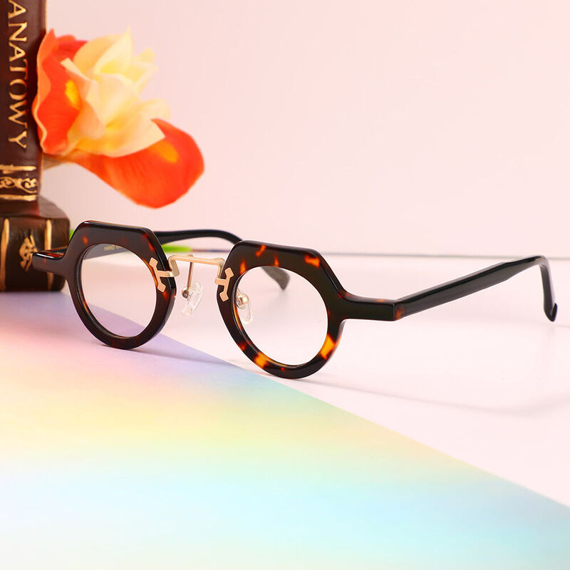 Rhodes Round Tortoise Glasses