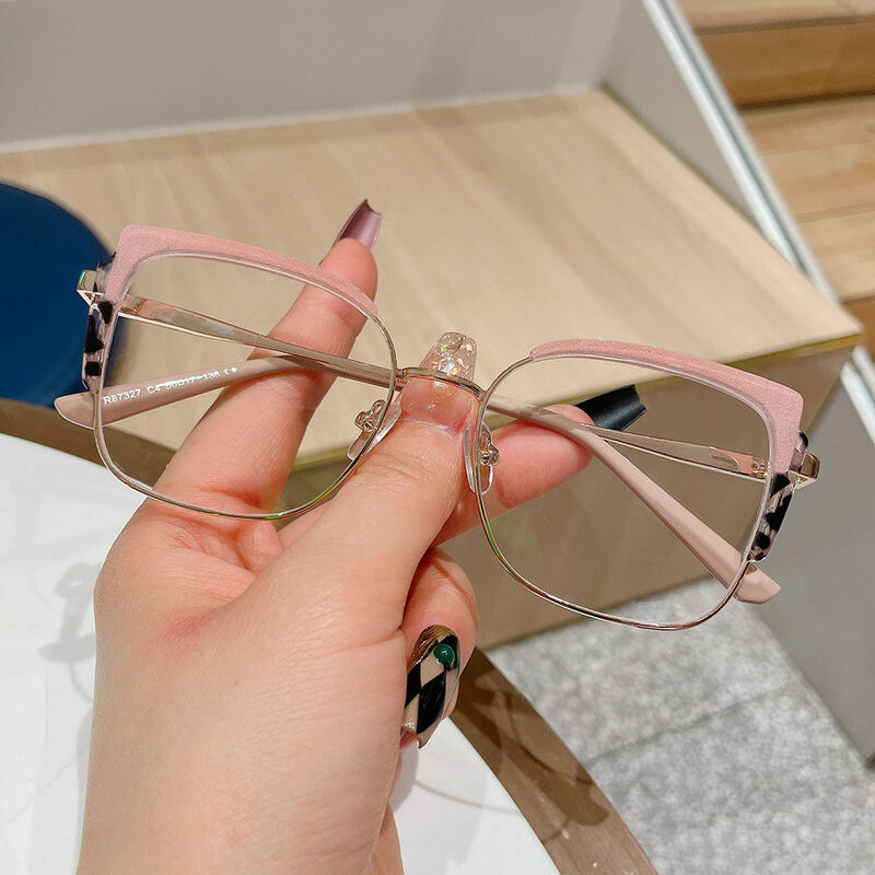 Beniene Cat Eye Braune Brille