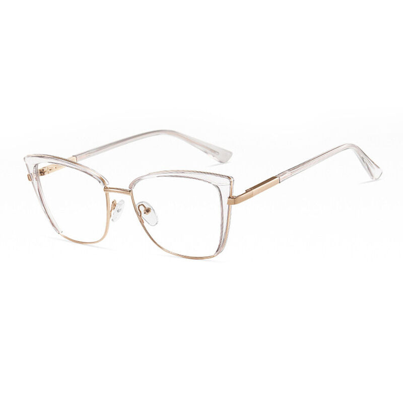 Clement Cat Eye Clear Glasses