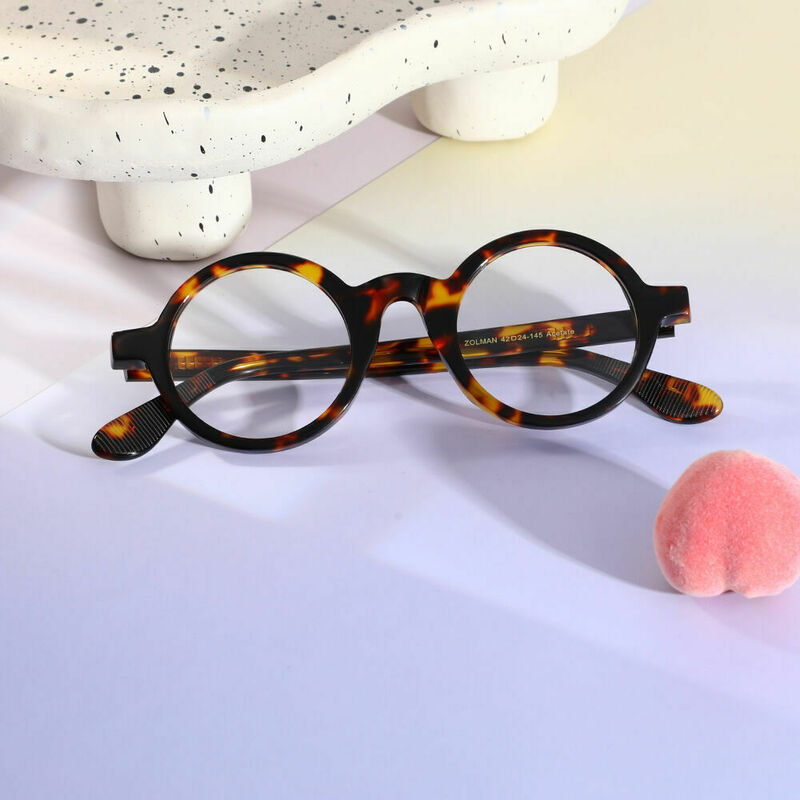 Amadeo Round Tortoise Glasses