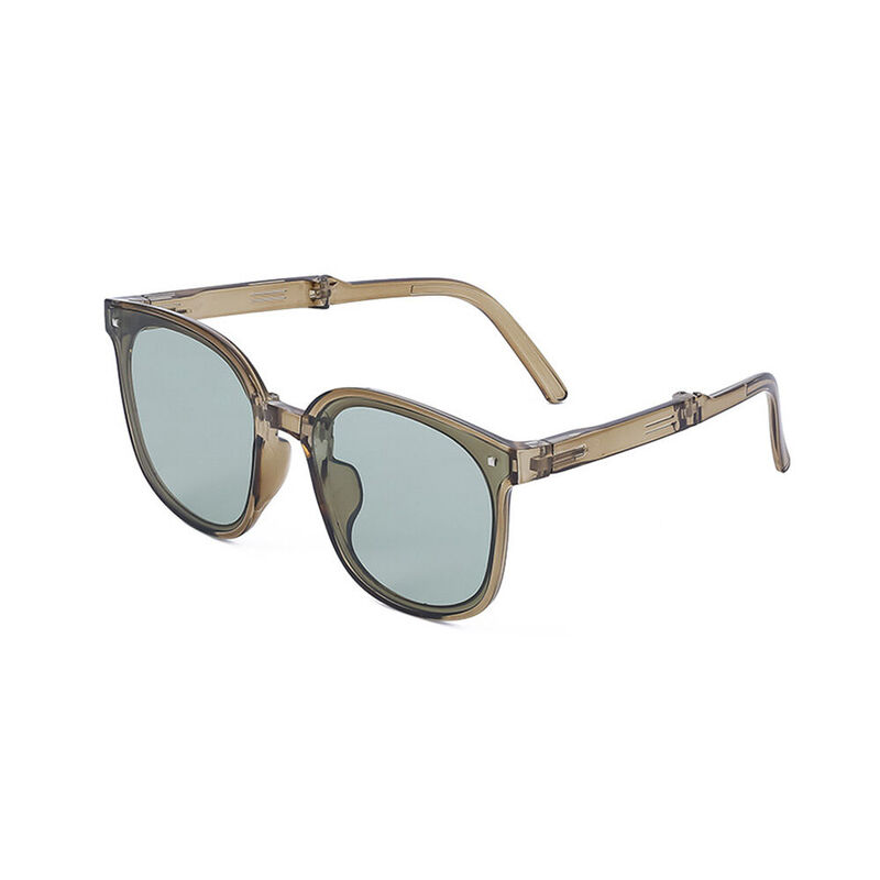 Persy Square Green Sunglasses