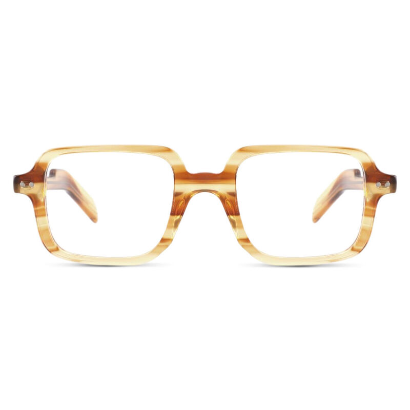 Evelina Square Brown Glasses