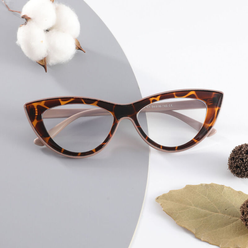 Trista Cat Eye Tortoise Glasses