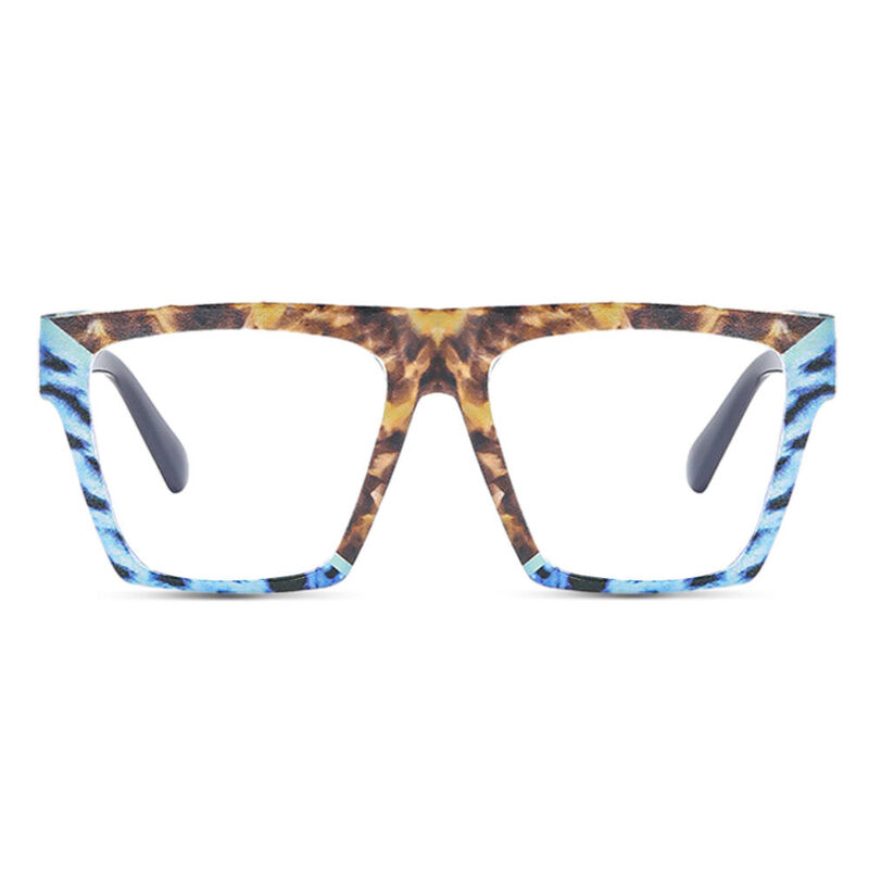Thera Square Blue Glasses