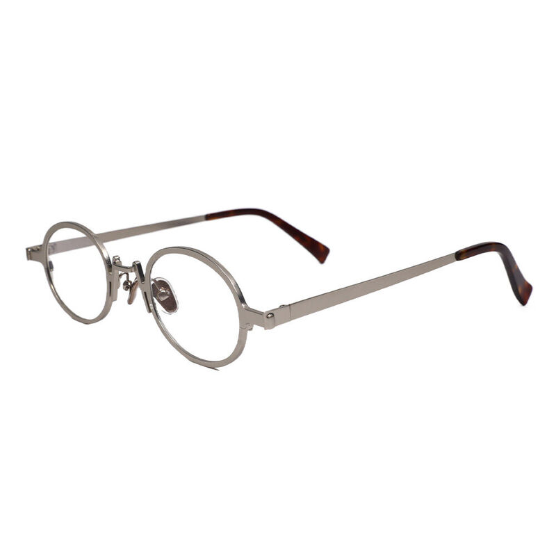 Simeil Oval Silver Glasses