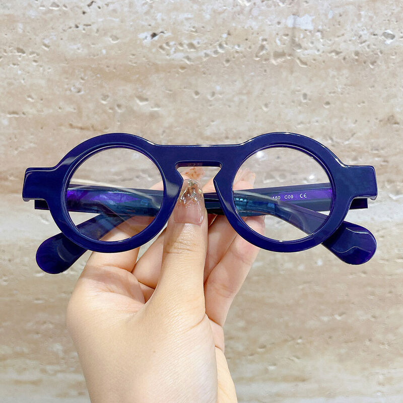 Jesso Round Purple Glasses