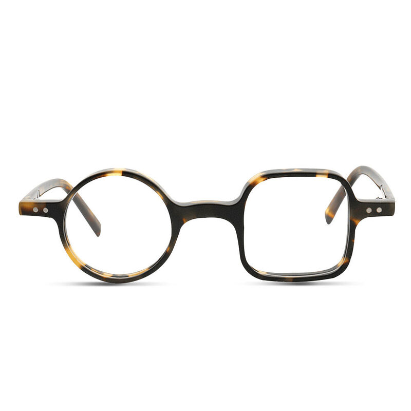 George Round Square Tortoise Glasses