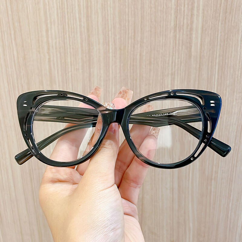 Lunettes de Vue Anasta Cat Eye Gris