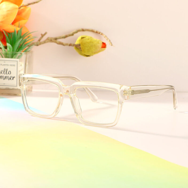 Taylor Rectangle Clear Glasses