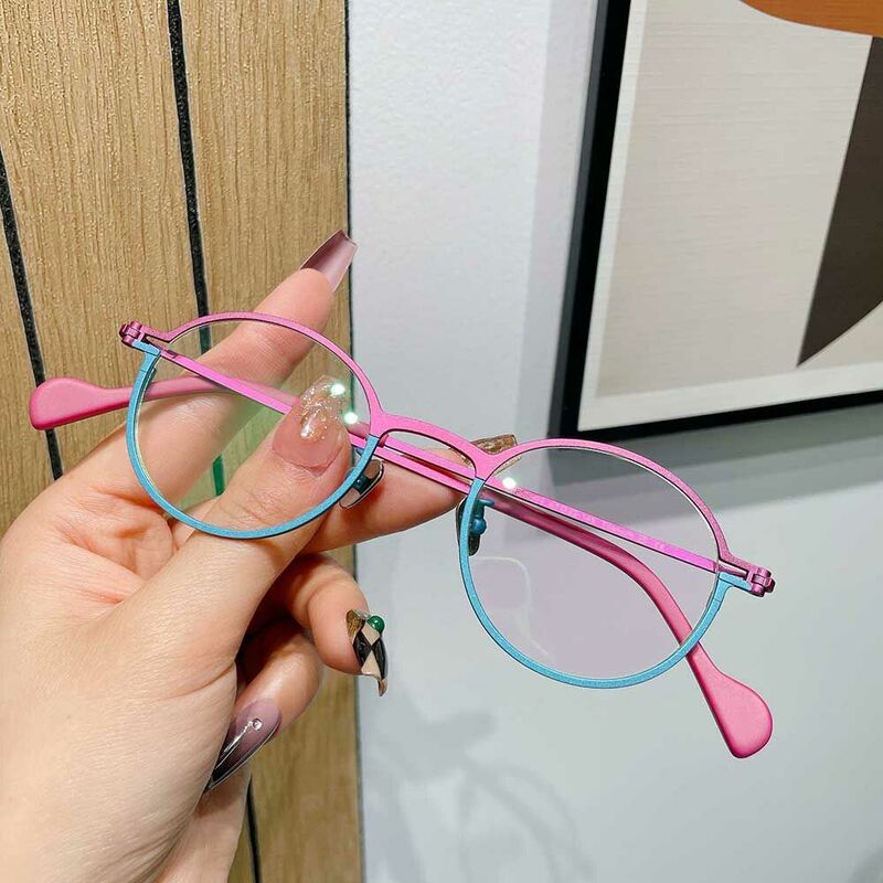 Cook Round Purple Glasses