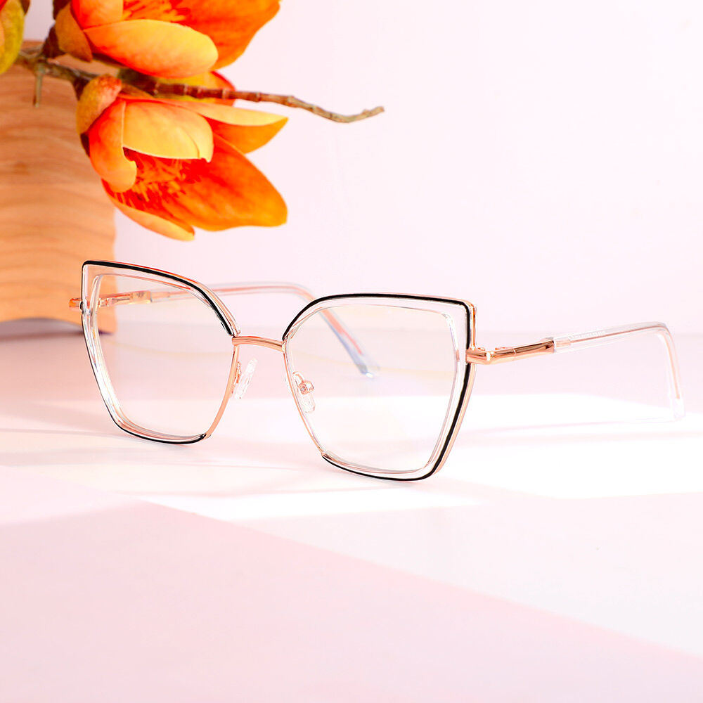 Modesty Cat Eye Clear Glasses