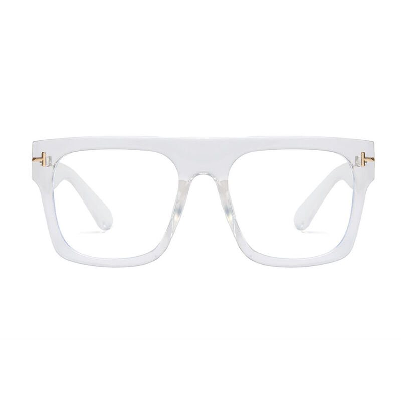 Elvira Square Clear Glasses