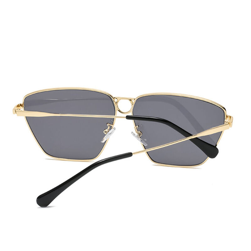 Lenox Geometric Black Sunglasses