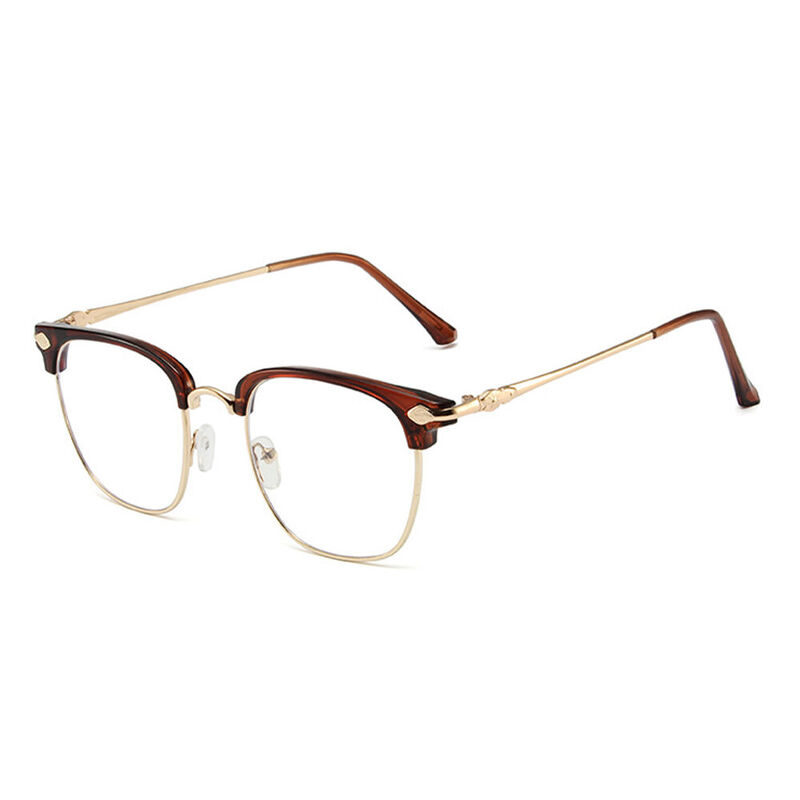 Crofts Browline Red Glasses