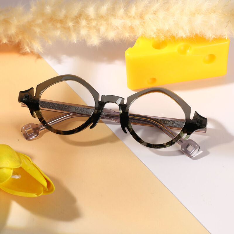 Beaufort Runde Graue Brille