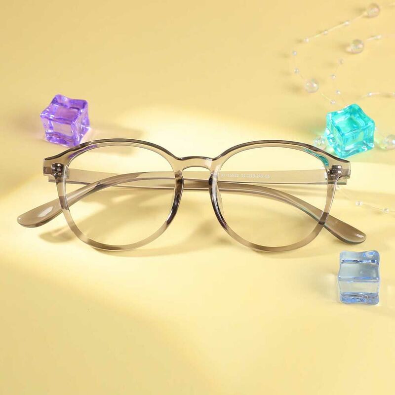 Boyd Runde Graue Brille