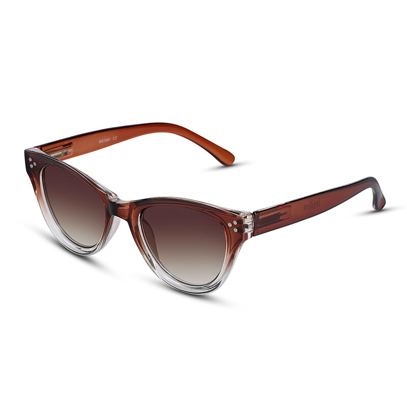 Rambler Cat Eye Brown Gradient Sunglasses