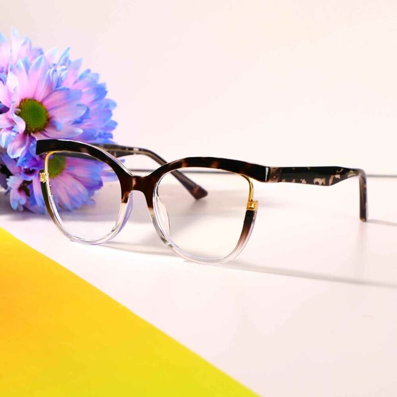 Sainsbu Cat Eye Black Tortoise Glasses