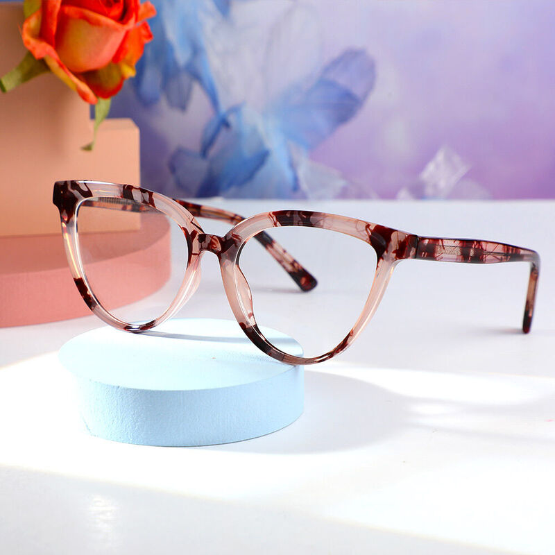 Occhiali da Vista Truda Cat Eye Marrone