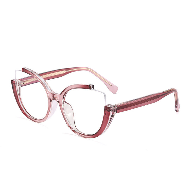 Kellee Cat Eye Pink Glasses