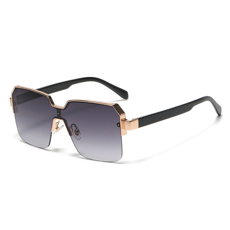 Cuba Square Gray Sunglasses