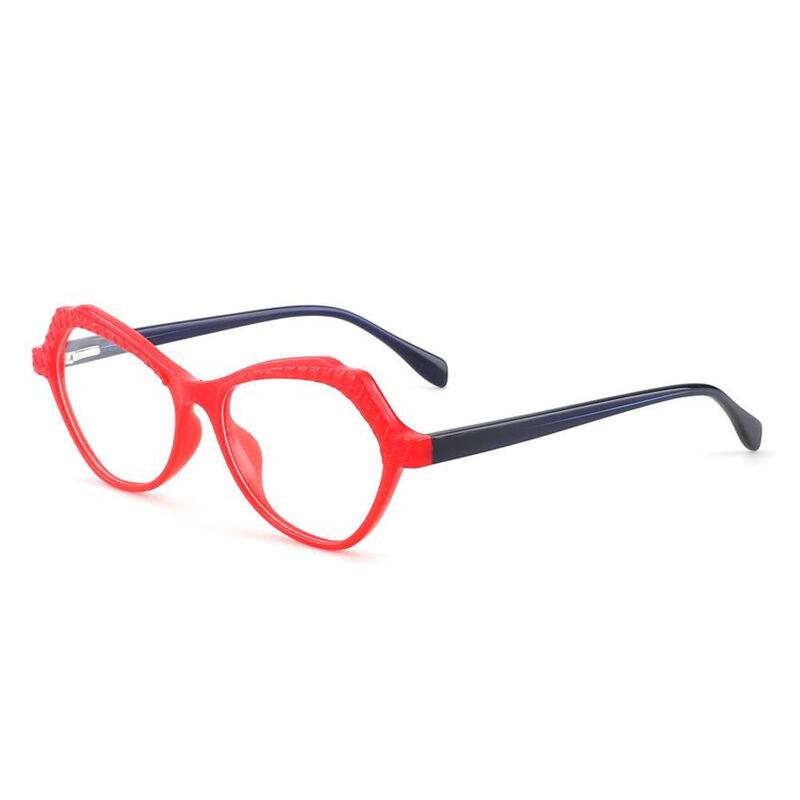 Bentham Cat Eye Red Glasses