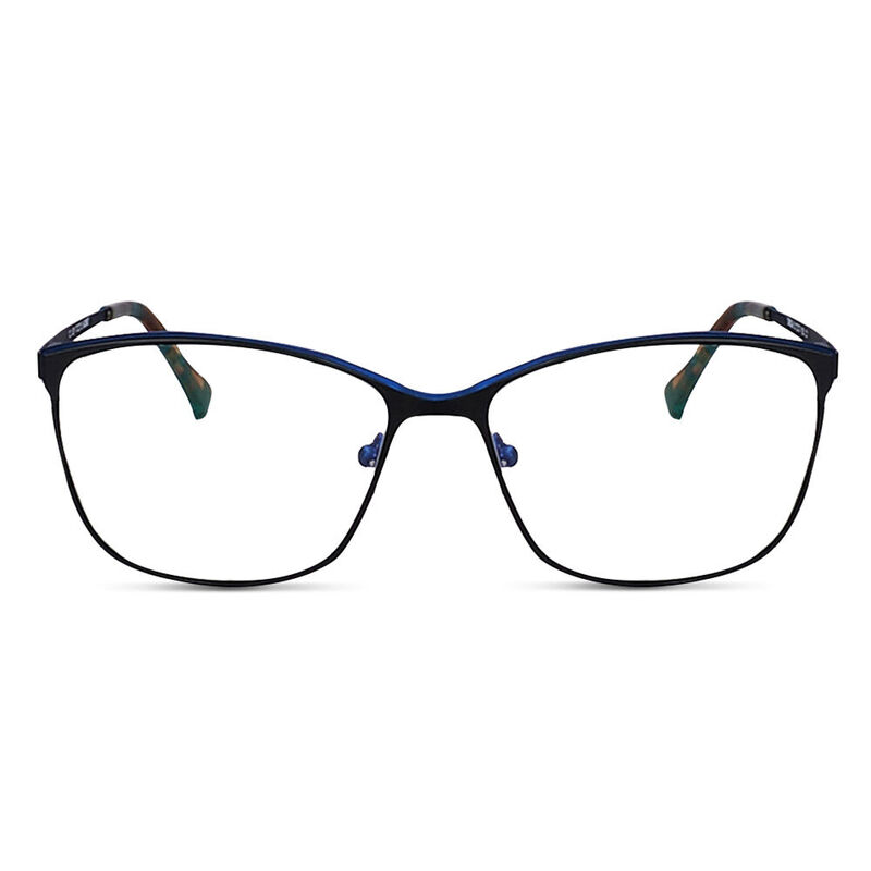 Hugee Square Blue Glasses