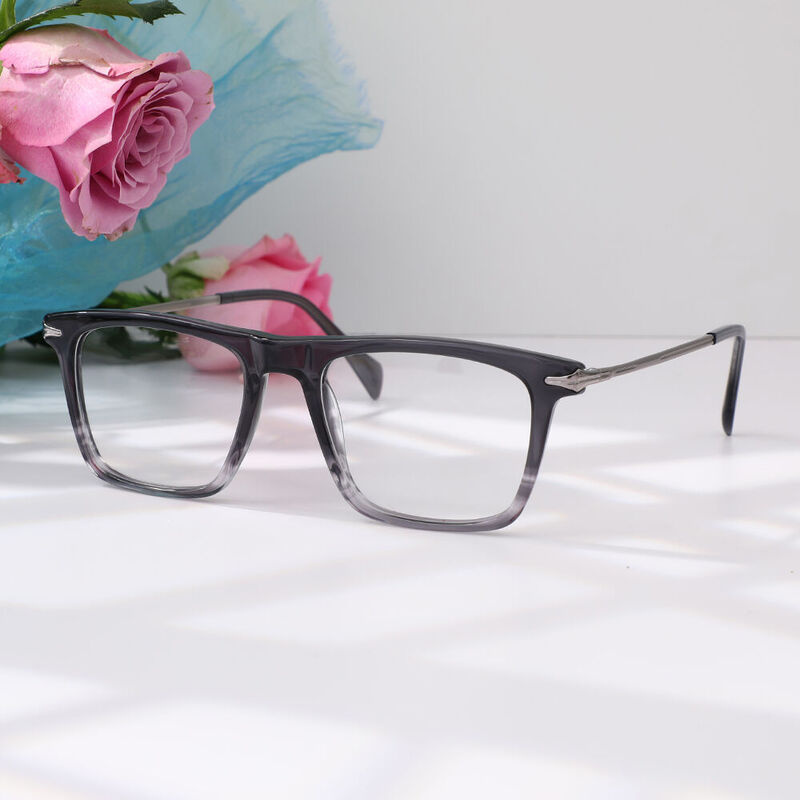 Huntingte Square Grey Glasses