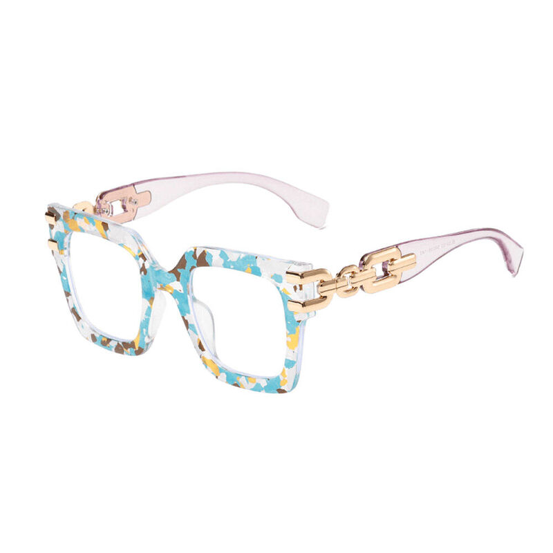 Lunettes de Vue Nydia Carré Bleu