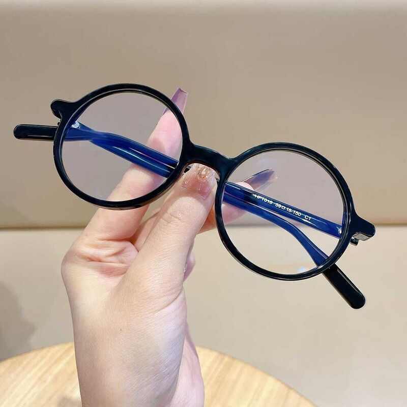 Jimmy Runde Schwarze Brille