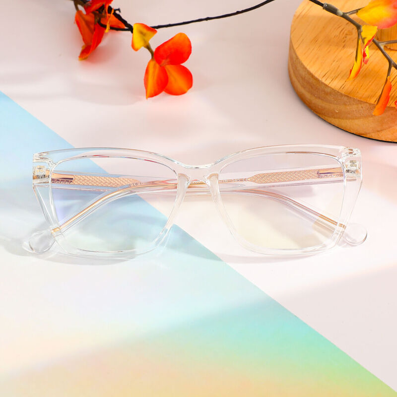 Marian Cat Eye Clear Glasses