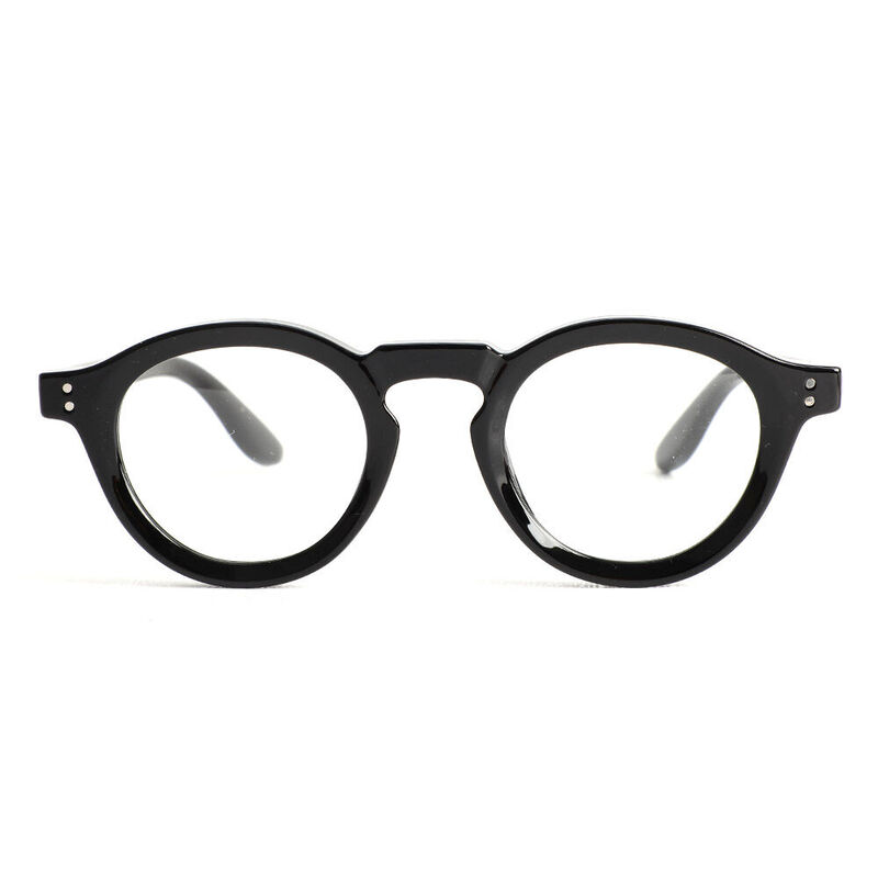 Lunettes de Vue Donahue Ronde Noir
