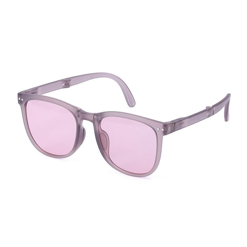 Edna Square Gray Sunglasses