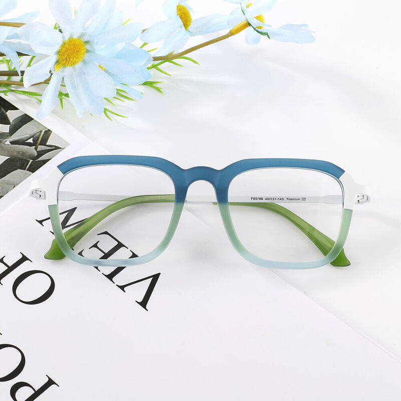 Hadley Square Blue Glasses