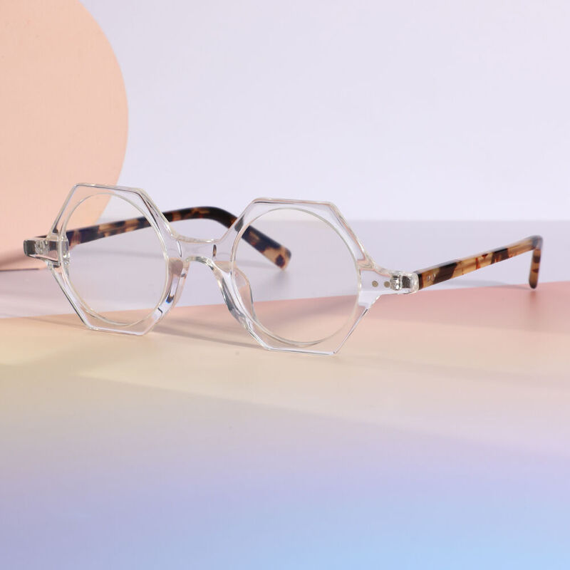 Smith Geometric Clear Glasses